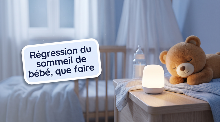 Régression du sommeil de bébé
