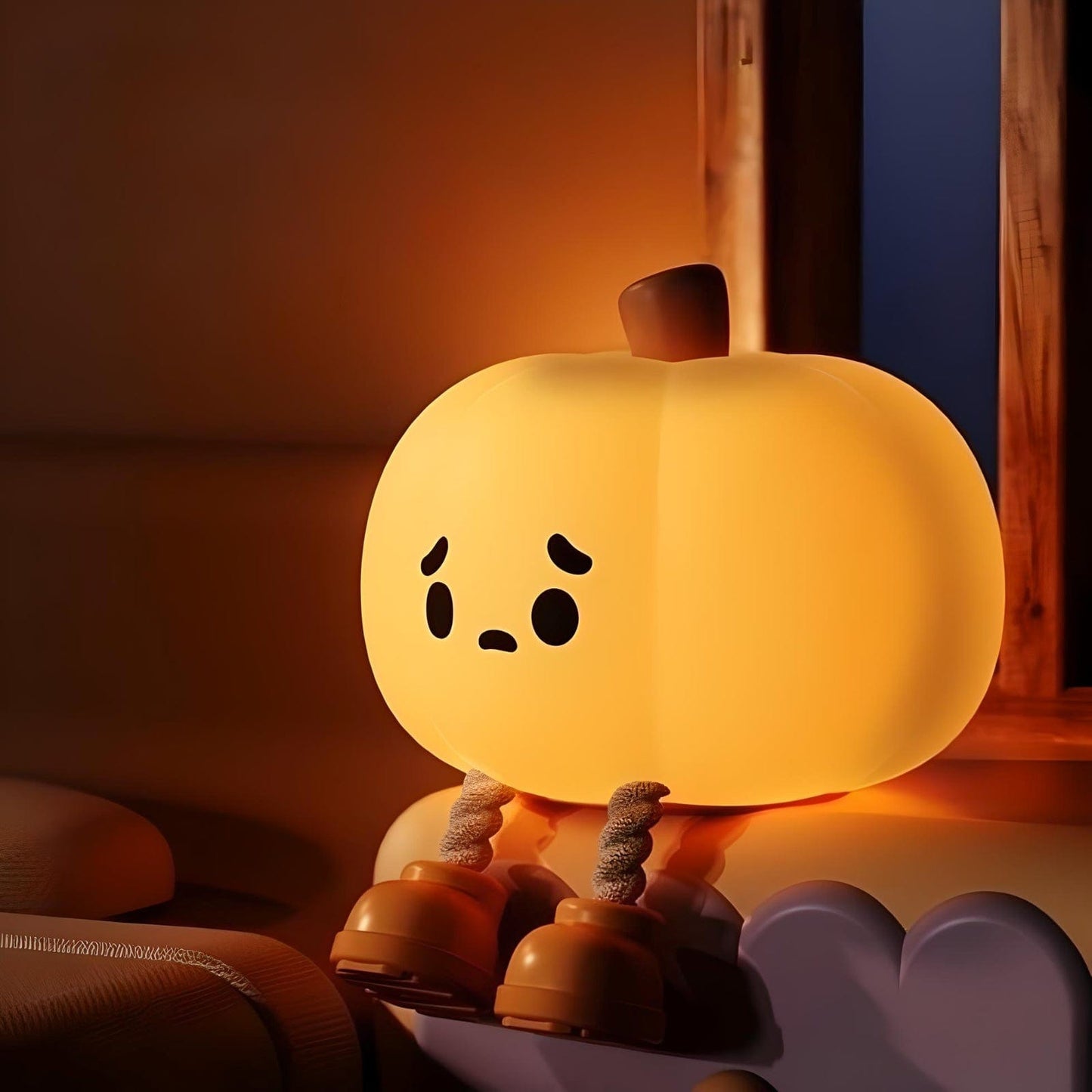 Veilleuse Bébé Citrouille - Déco Enchanteuse