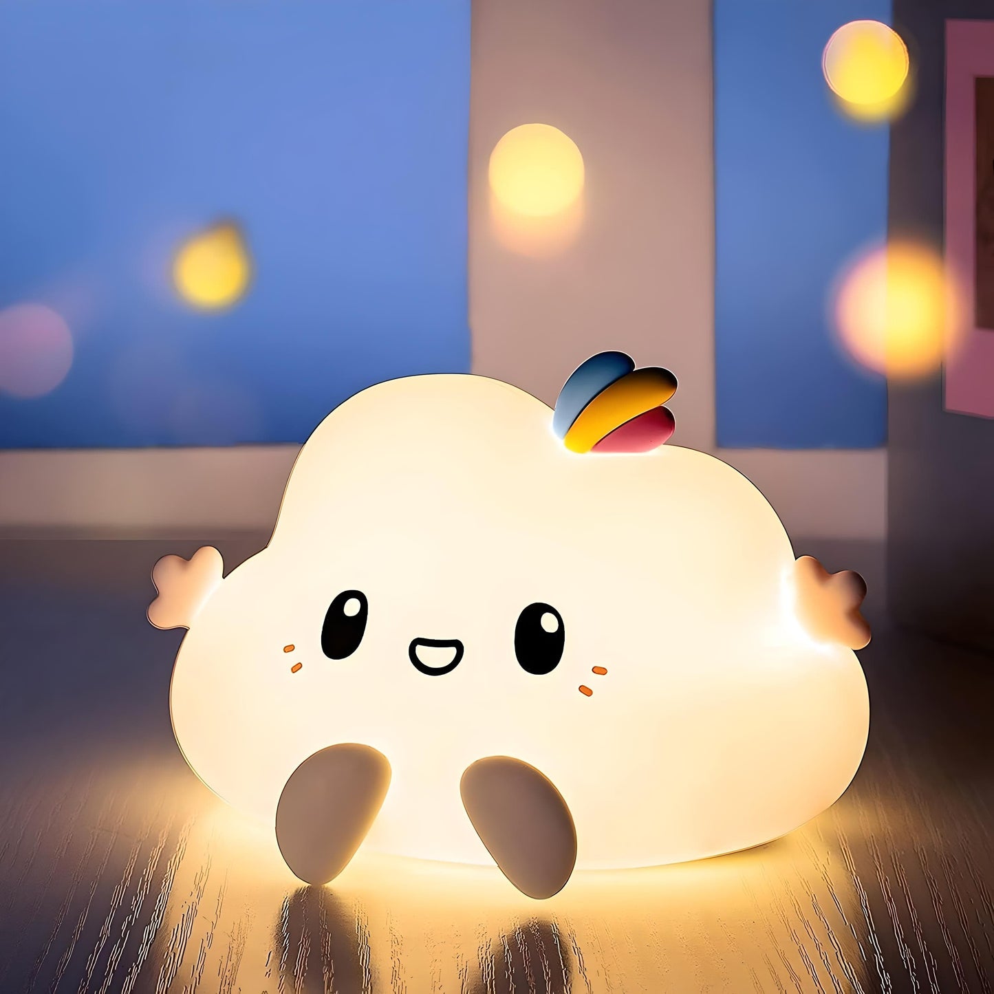 Veilleuse Bébé Nuage : Douceur & Sécurité