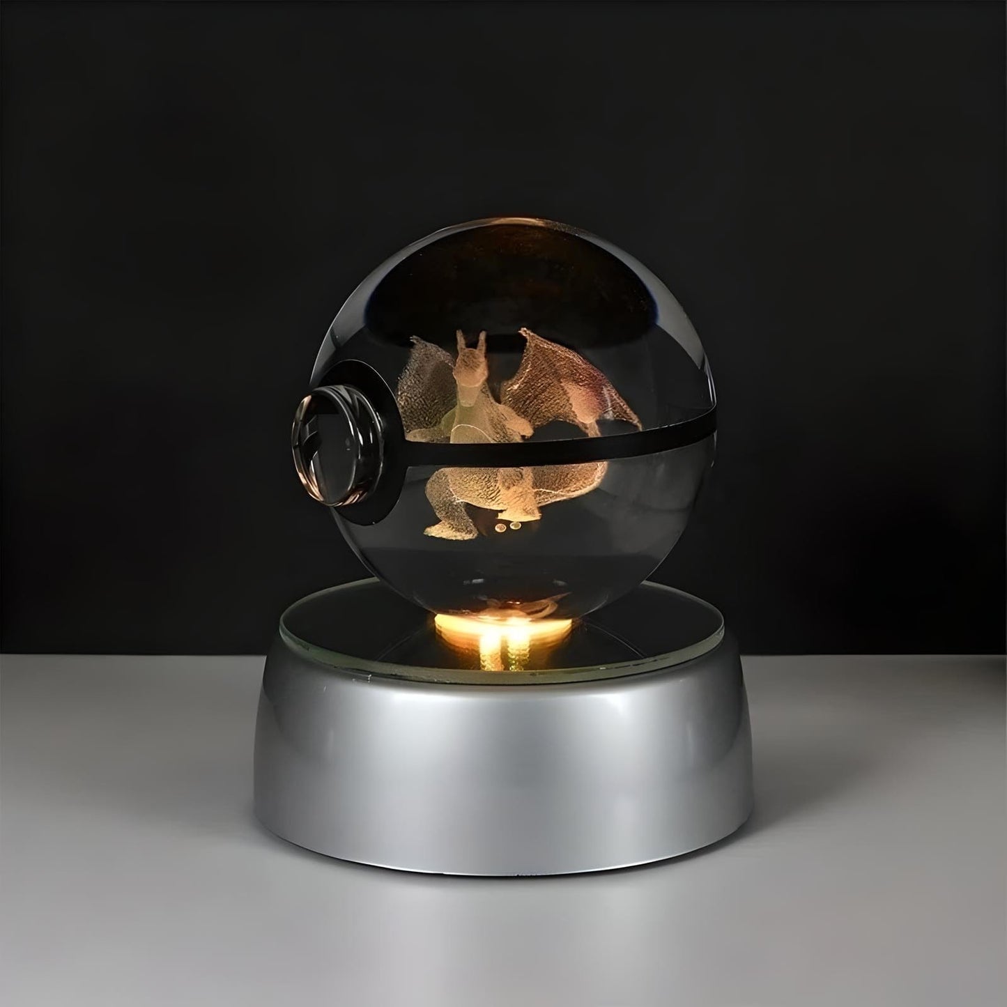 Veilleuse Boule de Cristal Dracaufeu