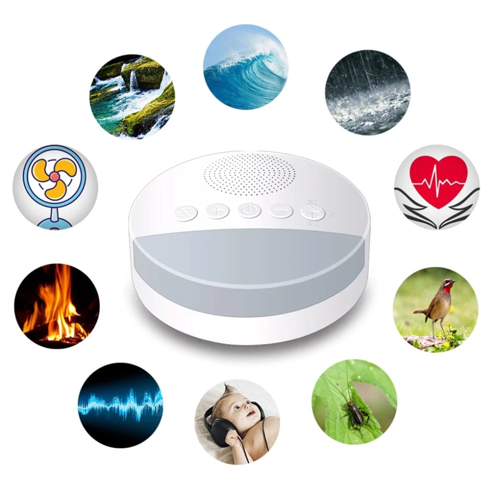 Veilleuse Bruit Blanc Rechargeable White