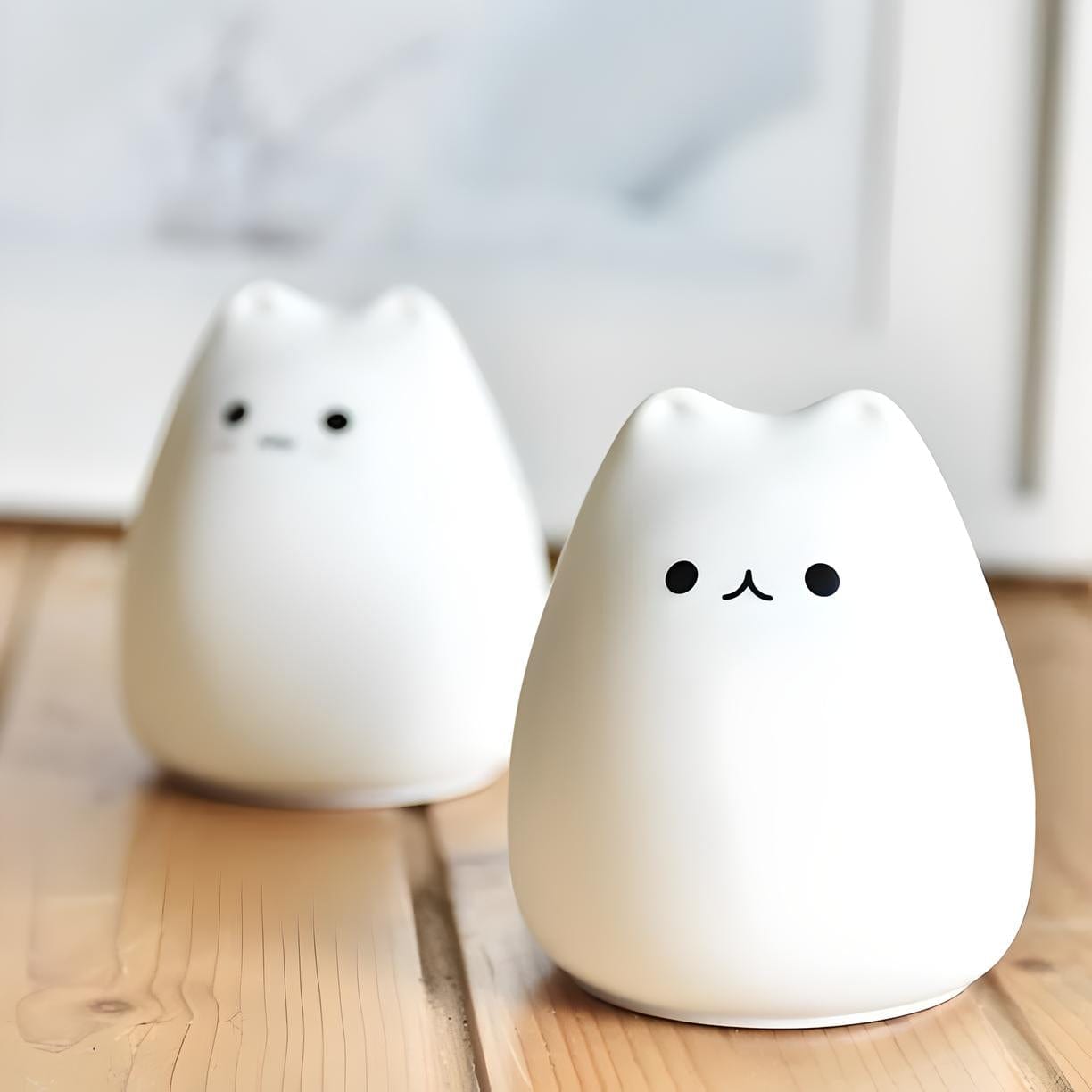 Veilleuse chat à capteur tactile pour bébé et enfant