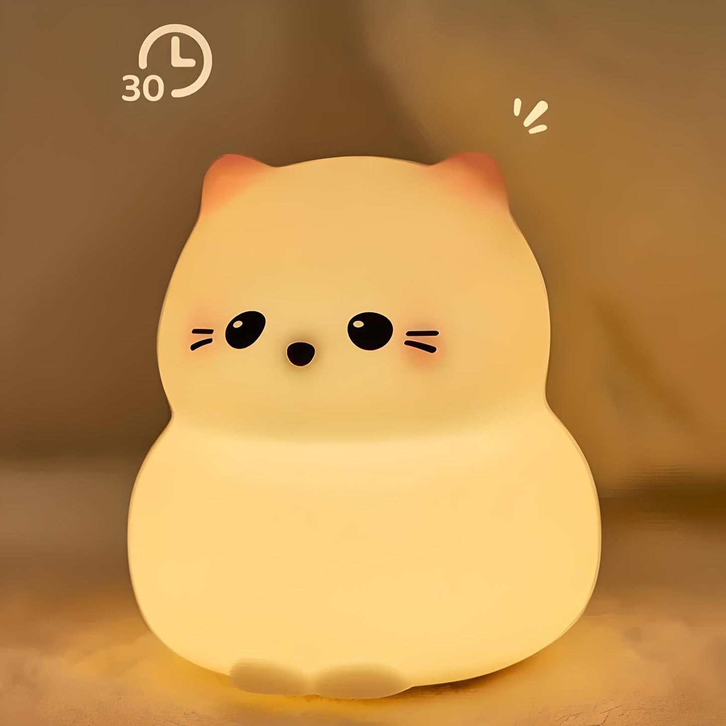 Veilleuse chat mignon pour bébé et enfant