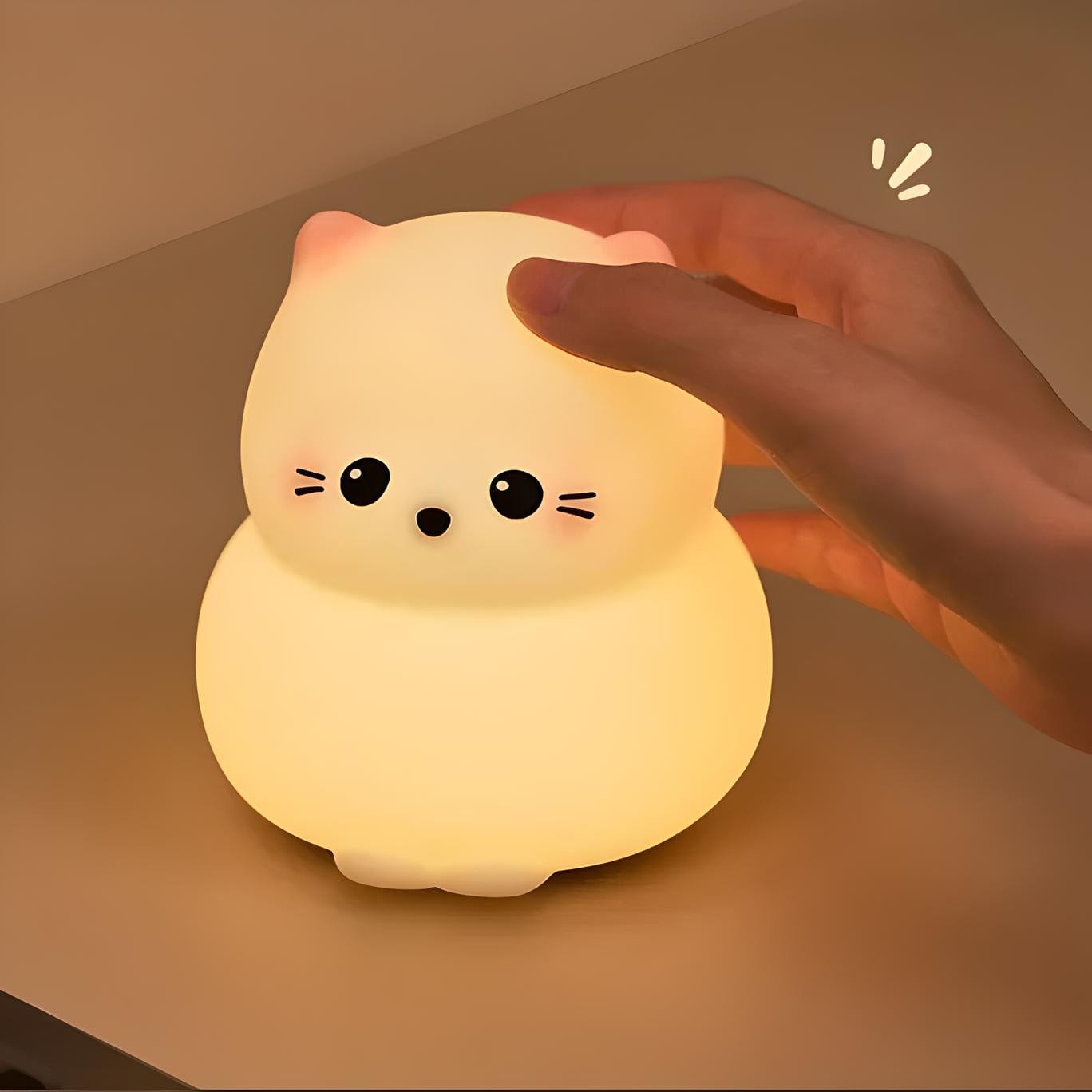 Veilleuse chat mignon pour bébé et enfant
