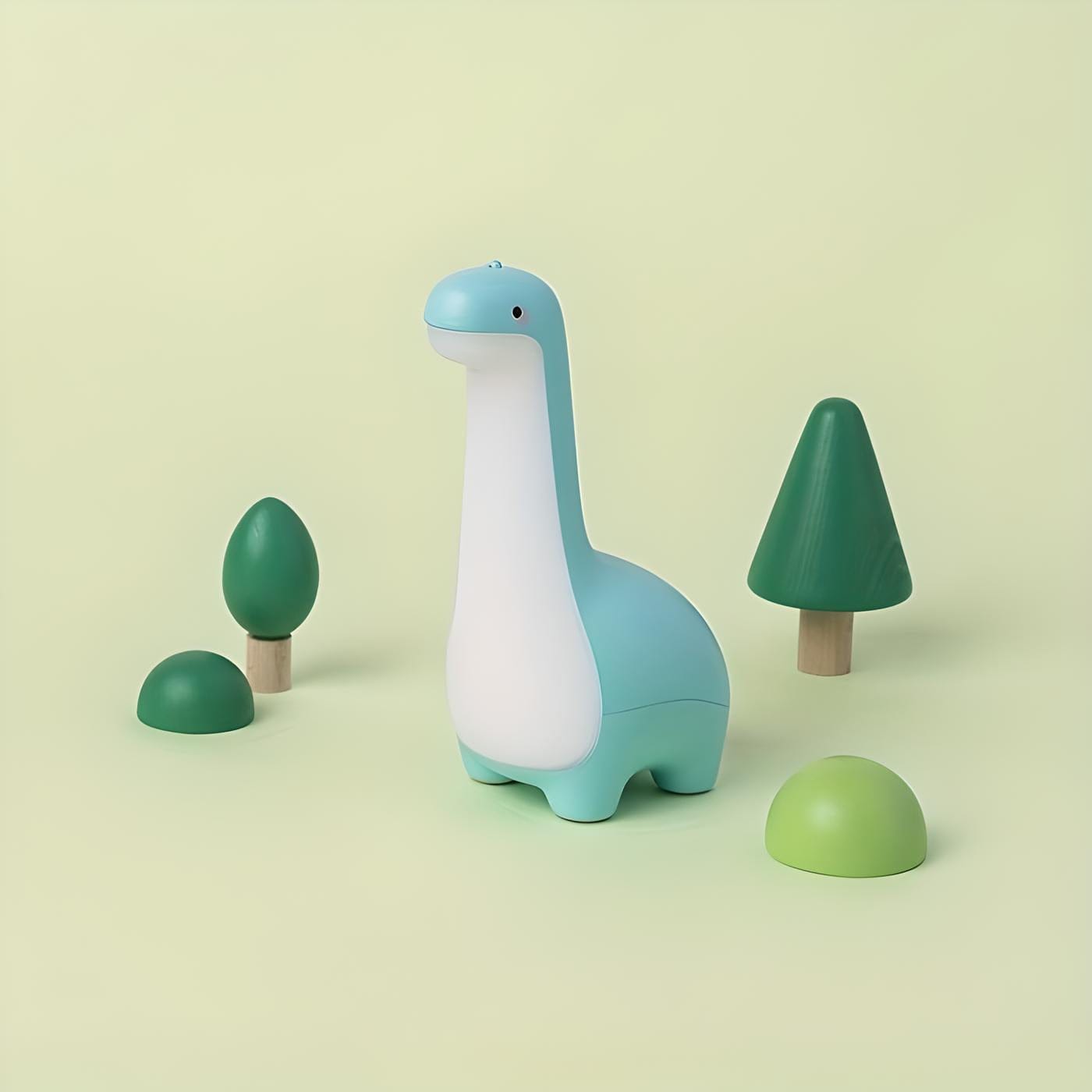 Veilleuse Dinosaure USB - Recharge Facile Bleu