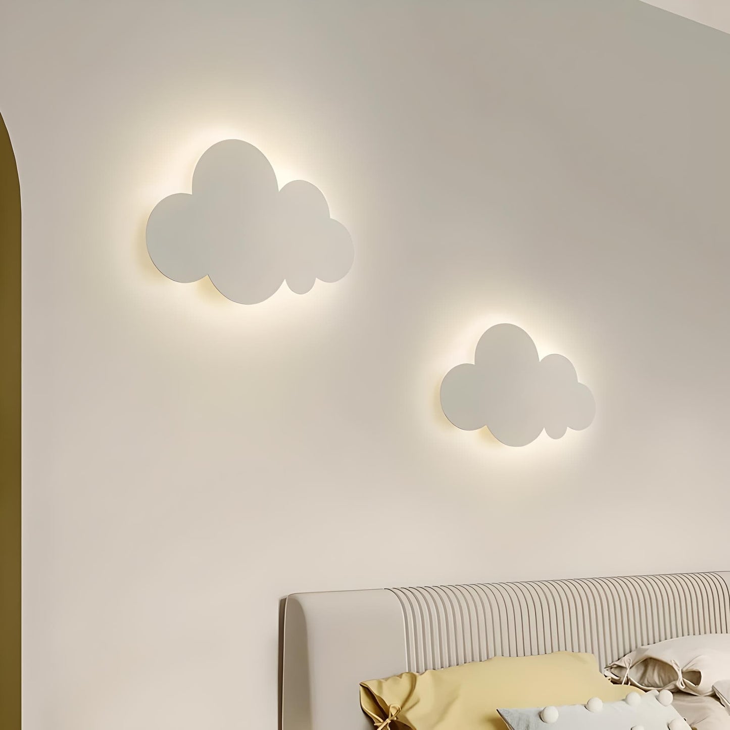 Veilleuse Murale Bébé Nuage - Doux Éclairage Céleste