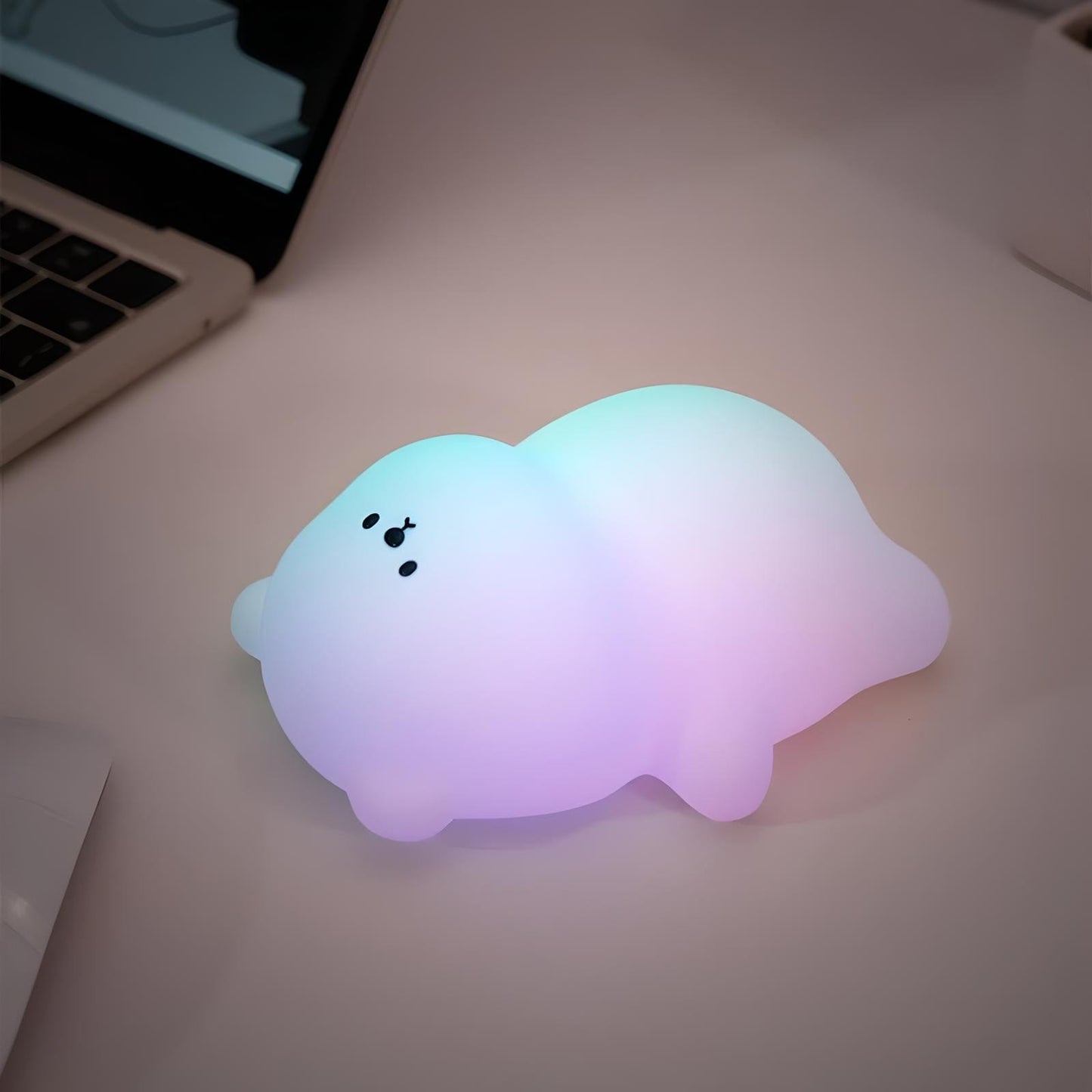 Veilleuse ourson en silicone pour bébé et enfant