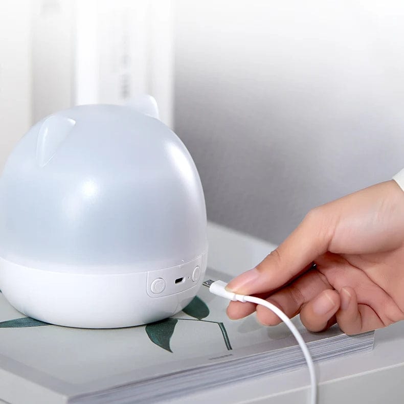 Veilleuse pour bébé avec projections au plafond
