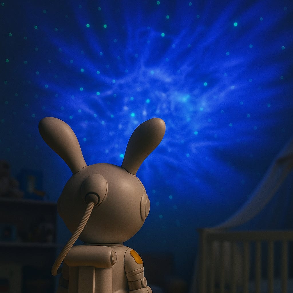 Veilleuse Projecteur Astronaute Lapin