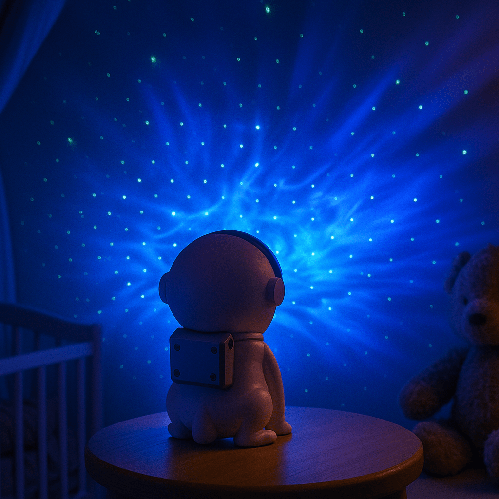Veilleuse Projection Astronaute Chien