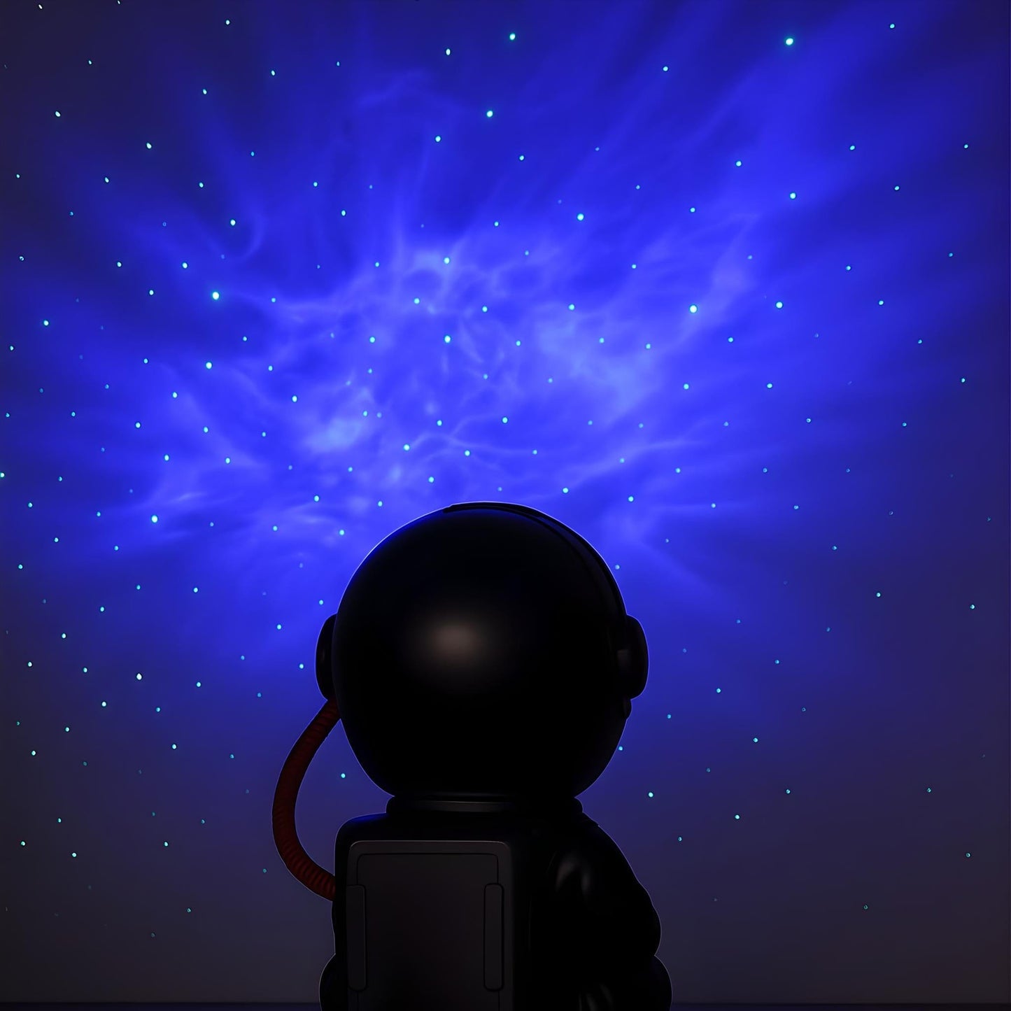 Veilleuse Projection Astronaute Guitare Noire