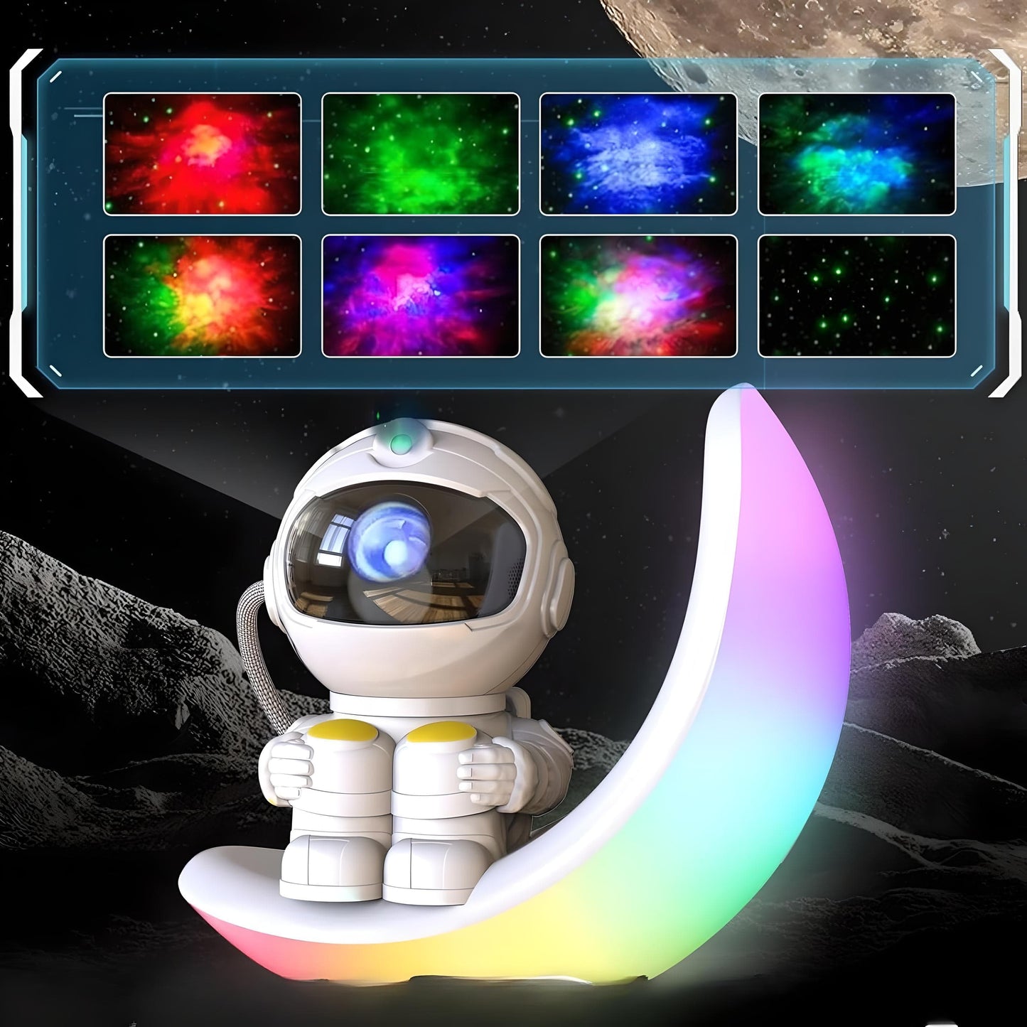 Veilleuse Projection Astronaute RGB
