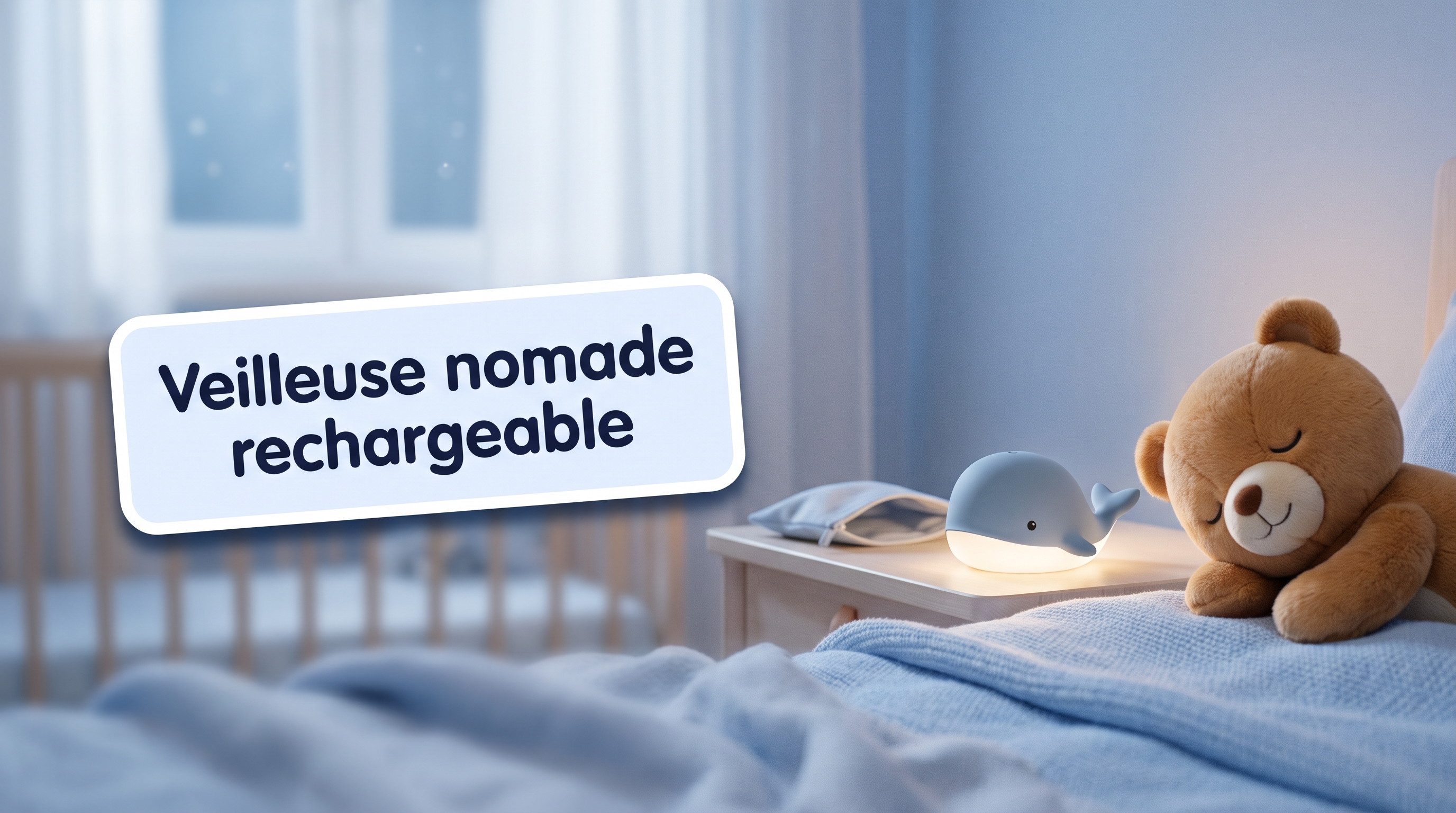 Quelle veilleuse nomade rechargeable choisir pour bébé Image