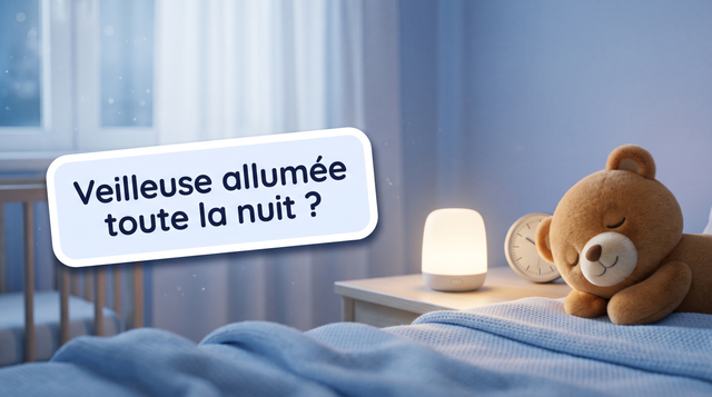 Veilleuse allumée toute la nuit