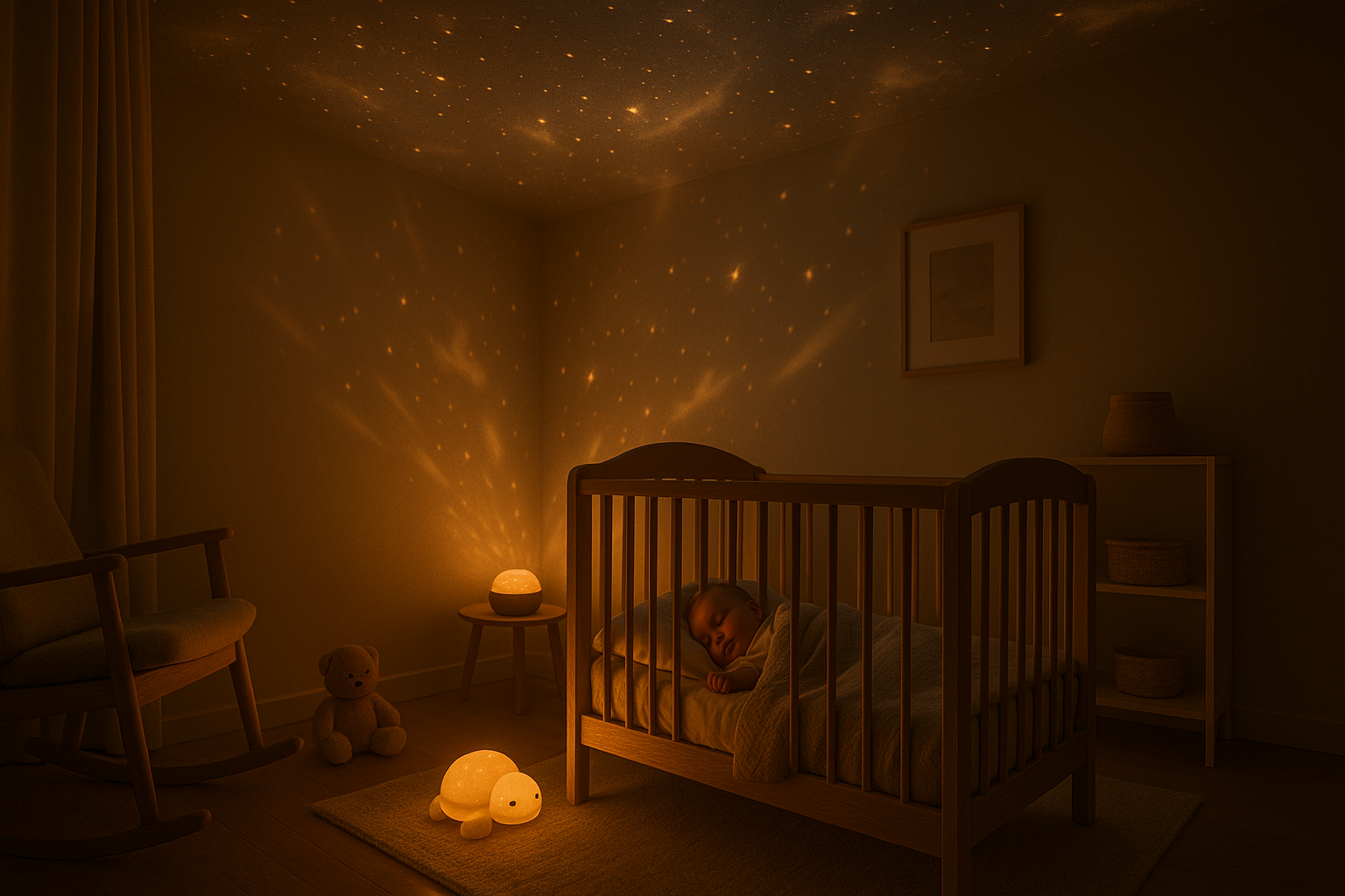 meilleure veilleuse projection plafond bébé Image