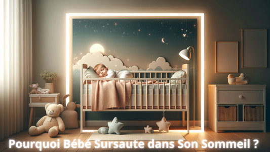 pourquoi bébé sursaute dans son sommeil 