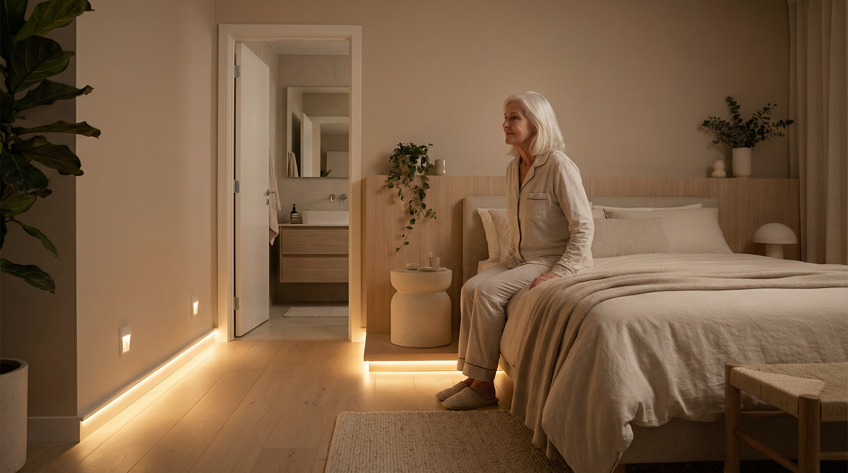 veilleuse personne âgée