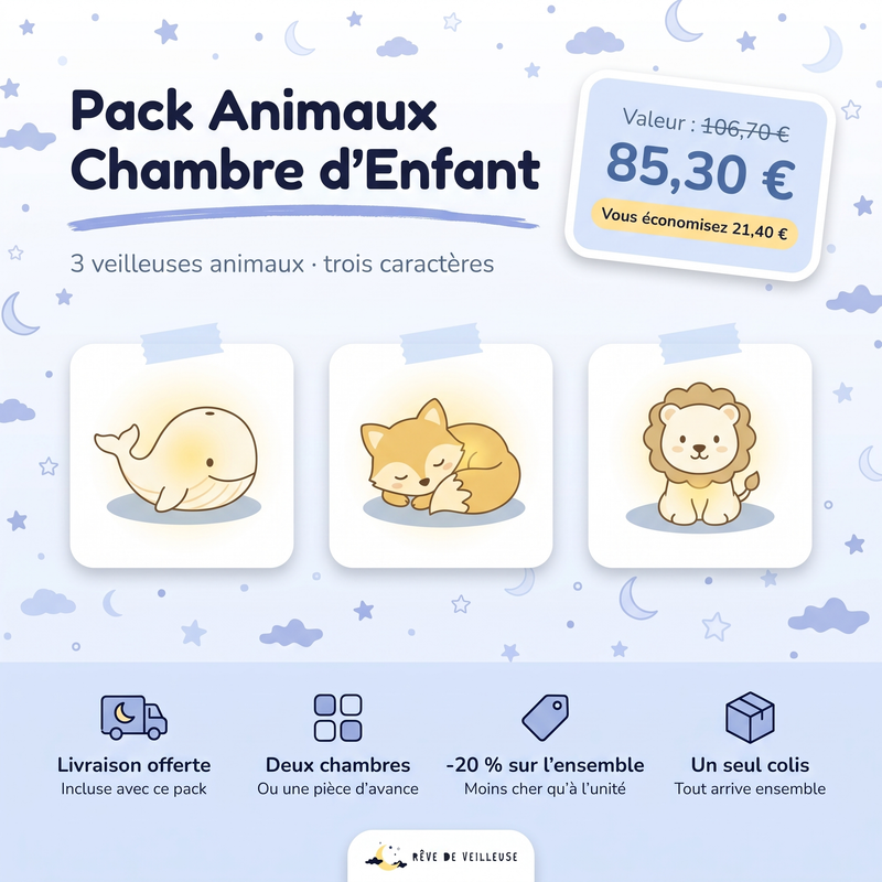 Pack Animaux Chambre d'Enfan
