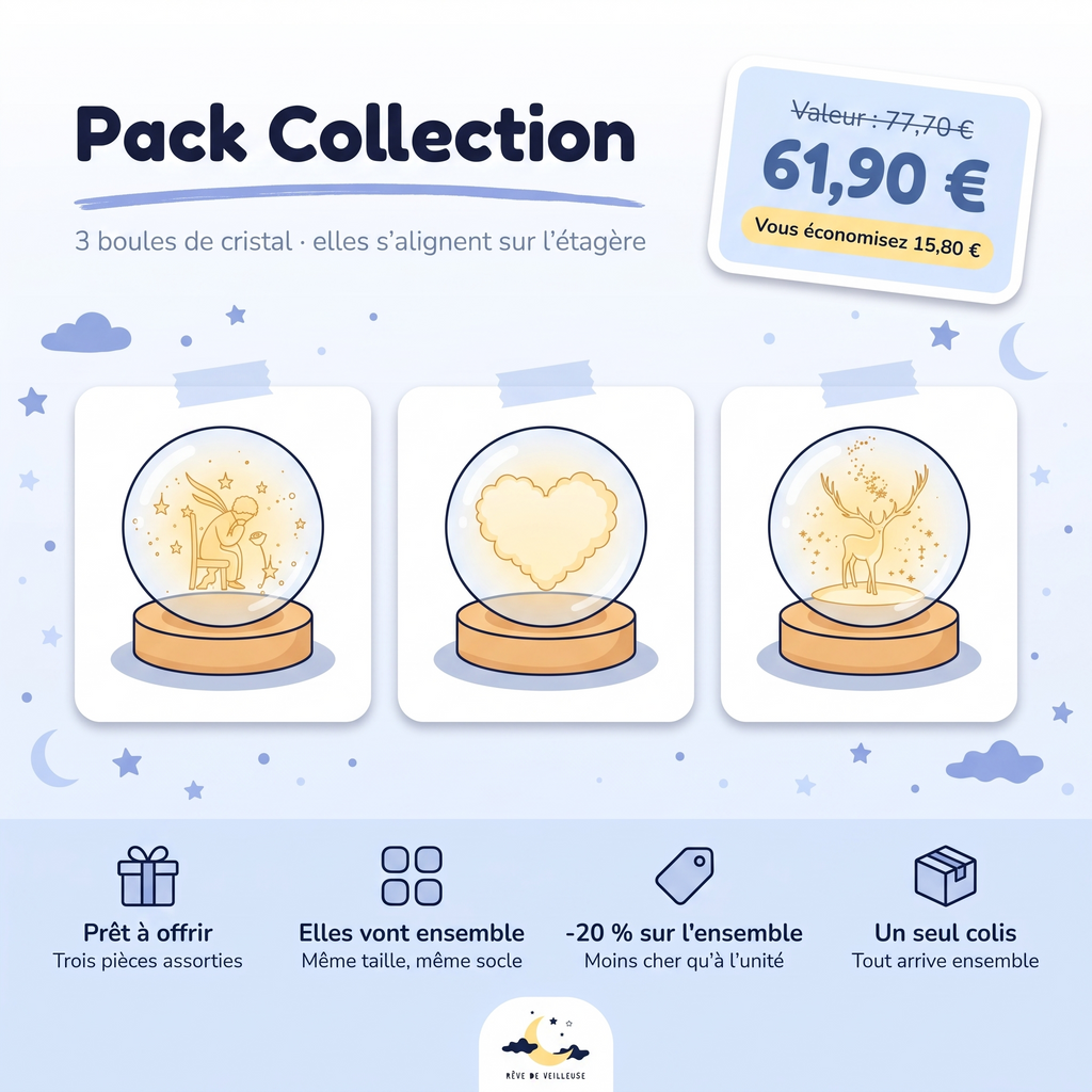 Pack Collection | 3 boules de cristal