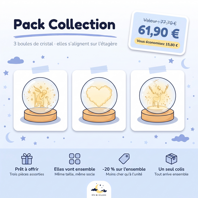Pack Collection | 3 boules de cristal