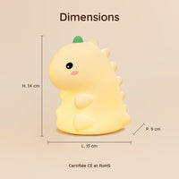 Dimensions – Mini Veilleuse Dinosaure