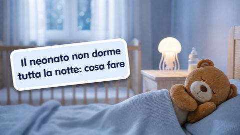 Perché il neonato non dorme tutta la notte
