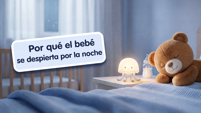 Por qué el bebé se despierta por la noche