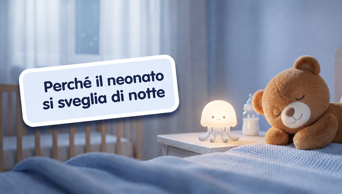 Pourquoi bébé se réveille la nuit et comment l'aider à se rendormir (it) Immagine