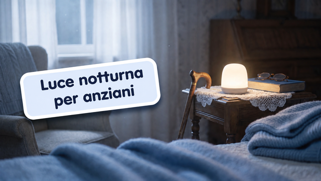 Quale luce notturna scegliere per una persona anziana