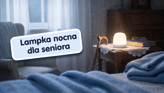 Lampka nocna dla osoby starszej