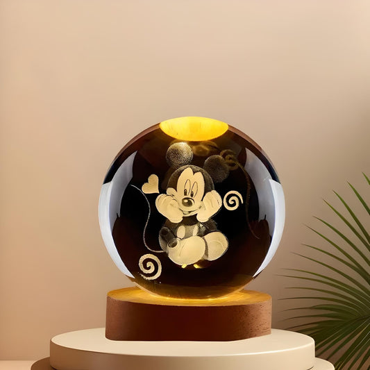Veilleus Boule de Cristal Mickey