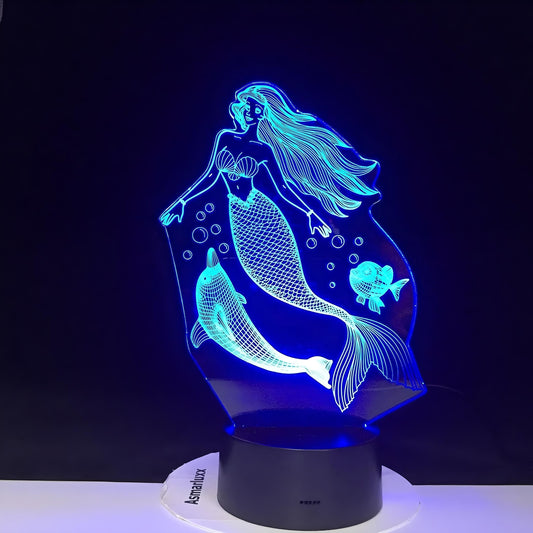 Veilleuse Ariel 3D
