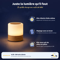 Veilleuse avec Minuterie Rechargeable LED – avantages et avis clients
