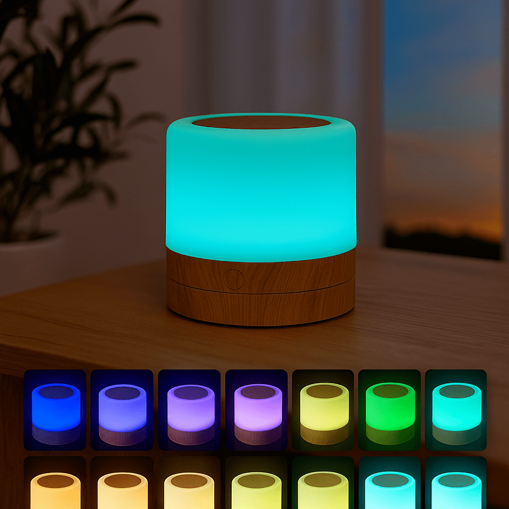 Veilleuse avec Minuterie Rechargeable LED