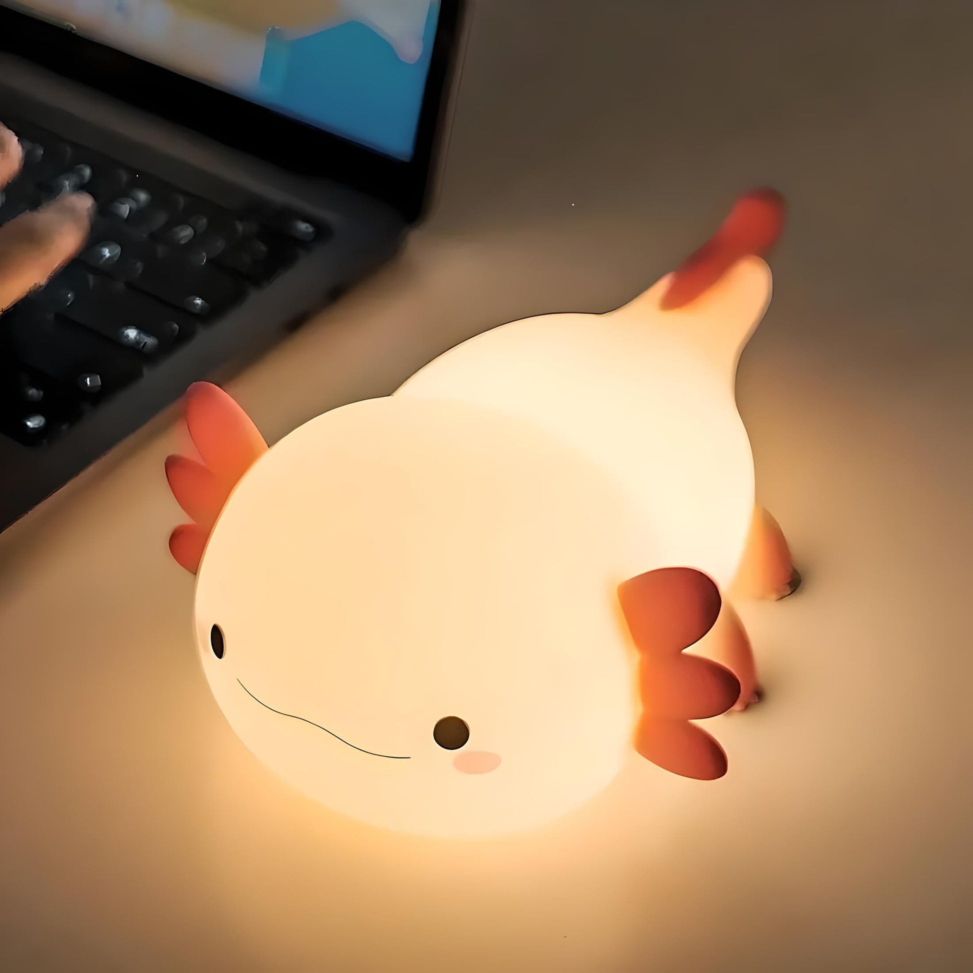 Veilleuse Axolotl en Silicone