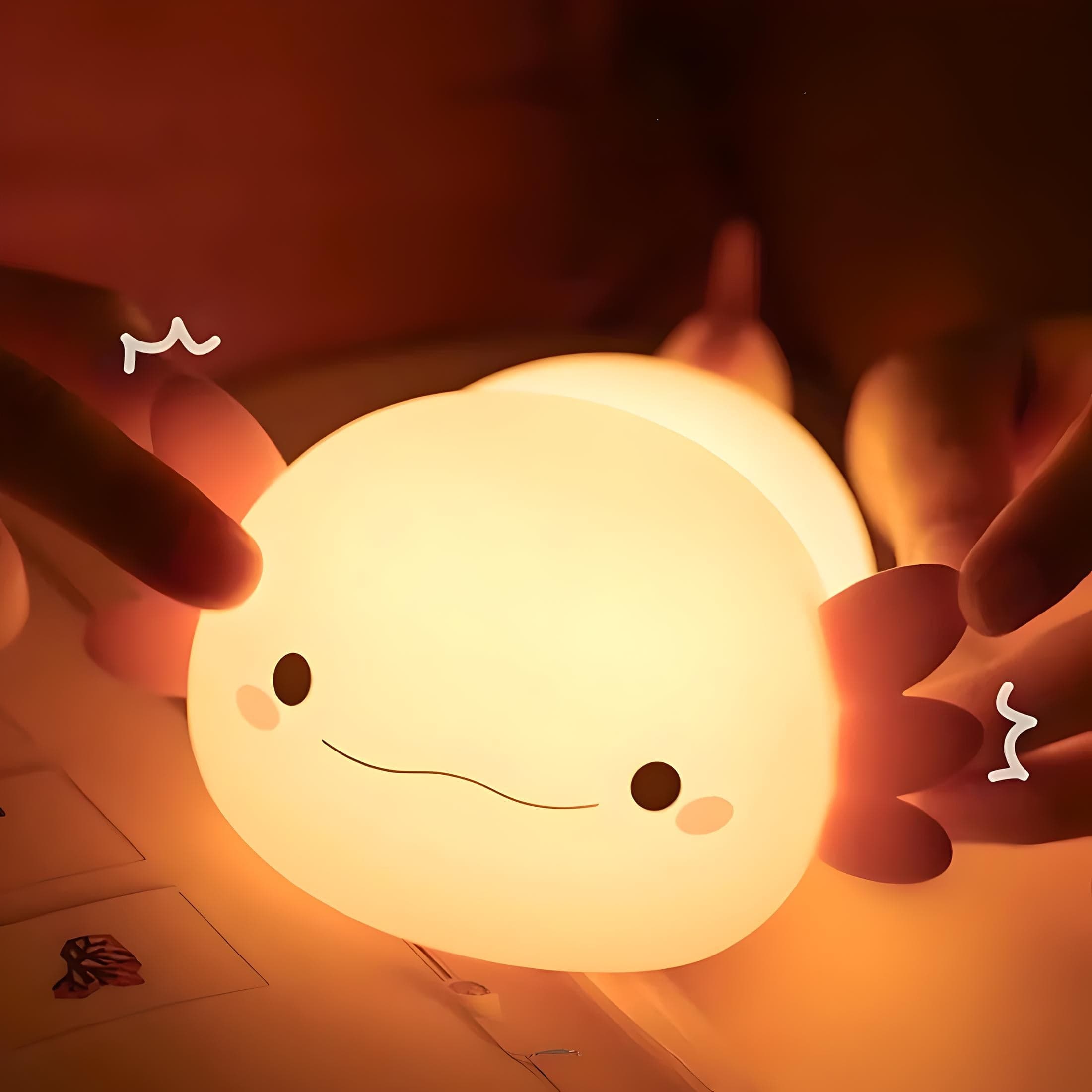 Veilleuse Axolotl en Silicone