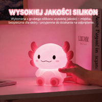 Ładowana lampka nocna aksolotl z wyłącznikiem czasowym