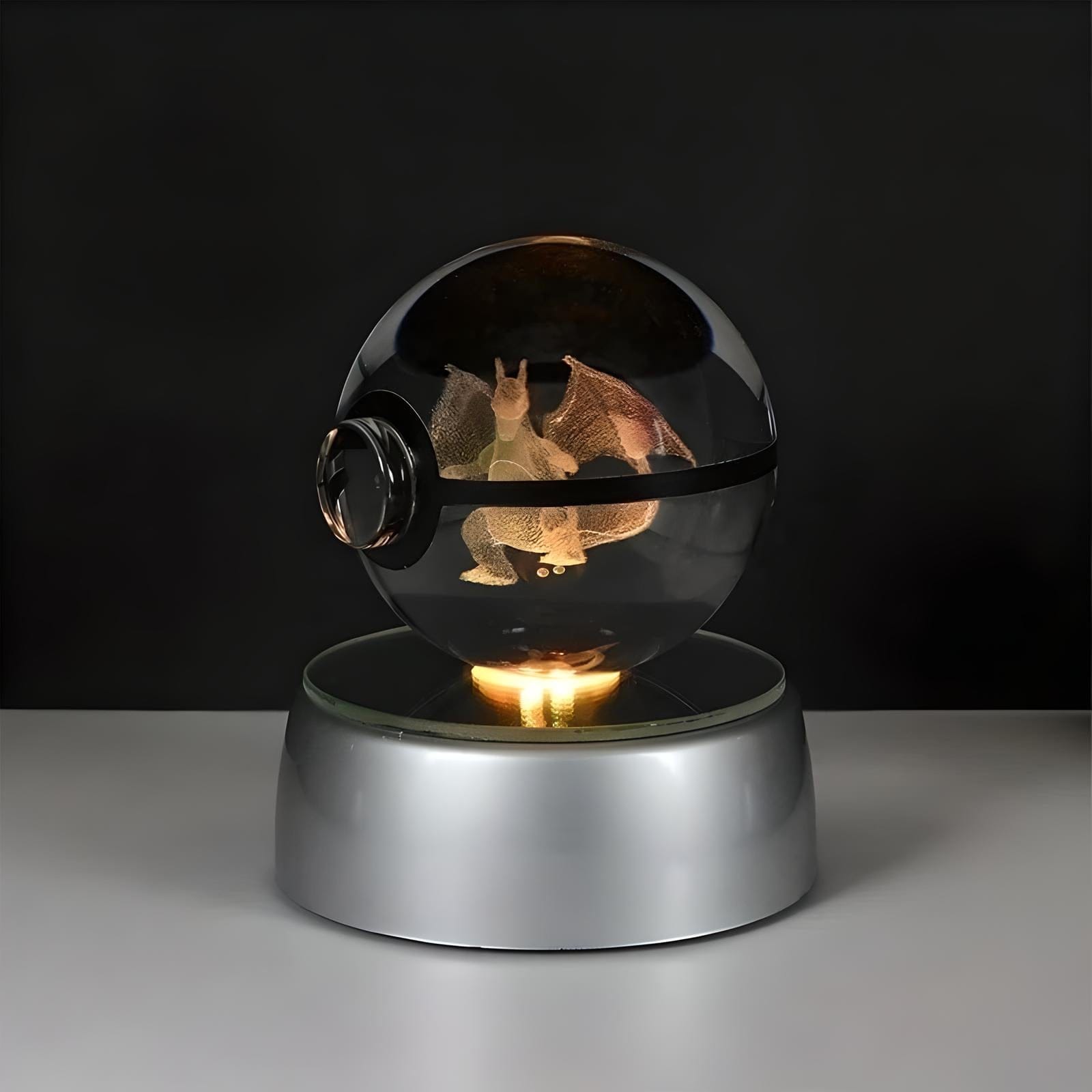 Veilleuse Boule de Cristal Dracaufeu