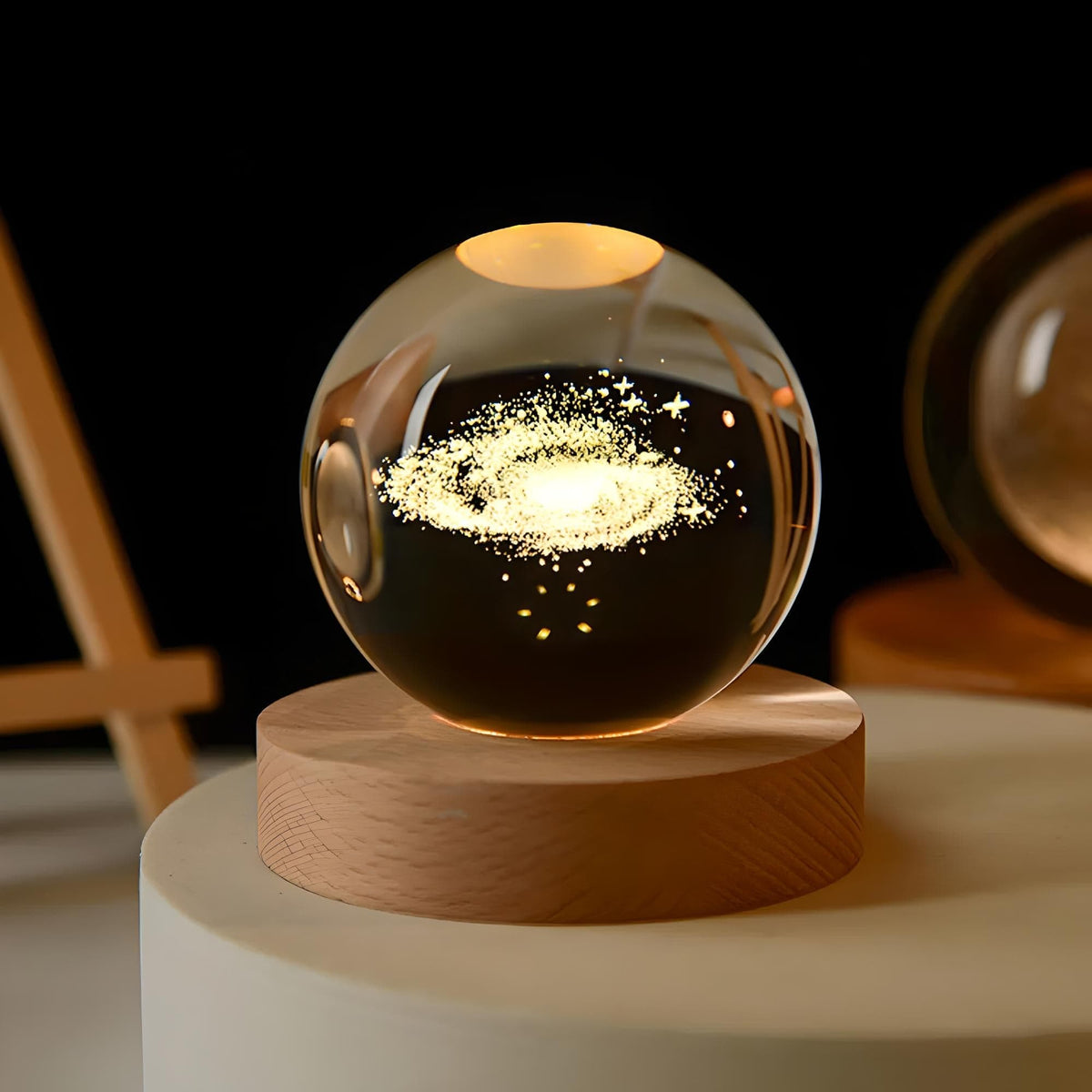 Veilleuse Boule de Cristal Galaxie