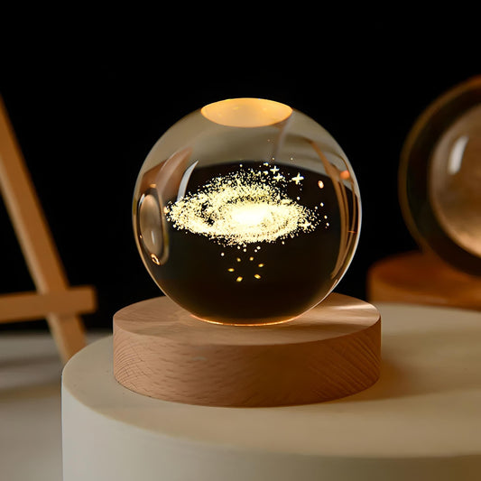 Veilleuse Boule de Cristal Galaxie