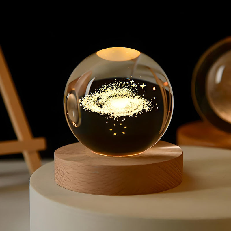 Veilleuse Boule de Cristal Galaxie