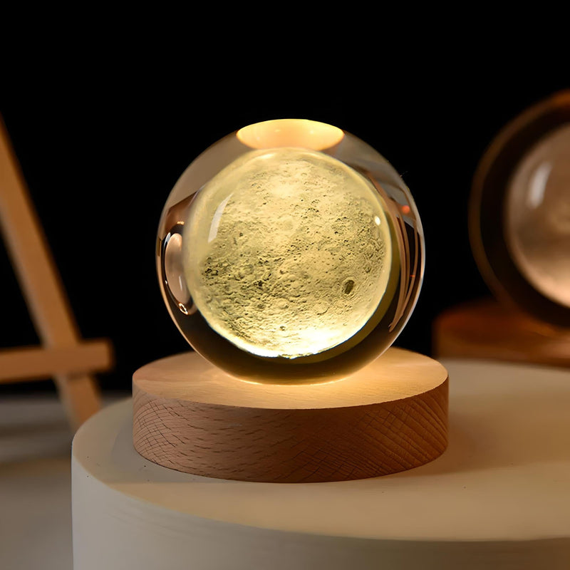 Veilleuse Boule de Cristal Lune
