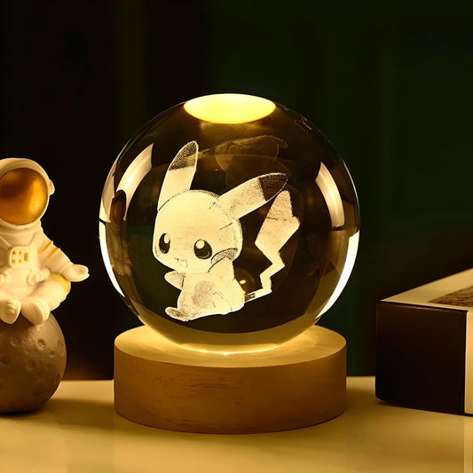 Veilleuse Boule de Cristal Pikachu