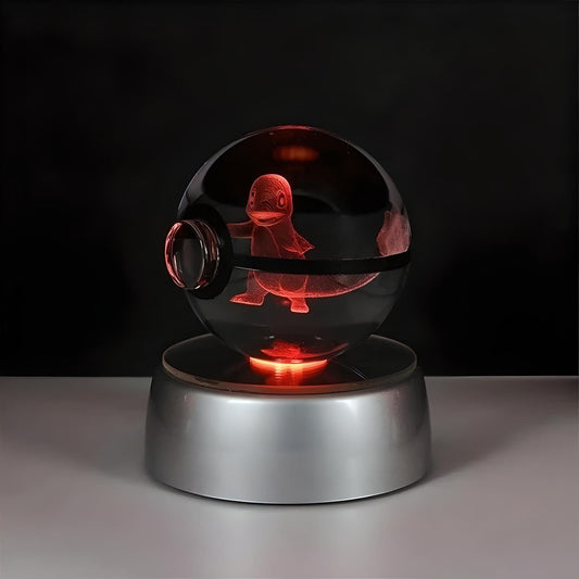 Veilleuse Boule de Cristal Salamèche Colorée