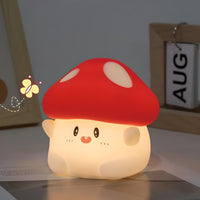 Veilleuse Champignon Chapeau Rouge en Silicone