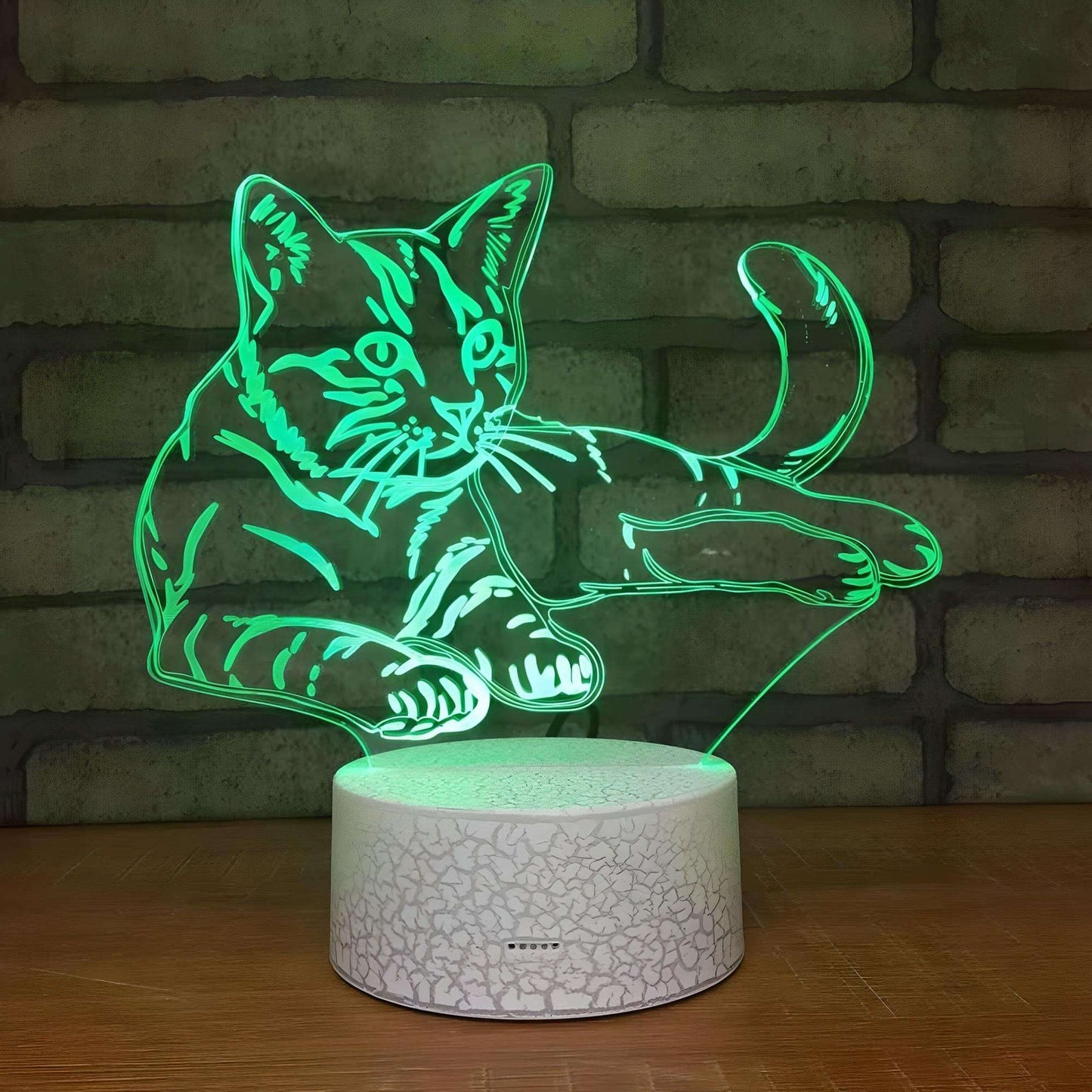Veilleuse Chat 3D