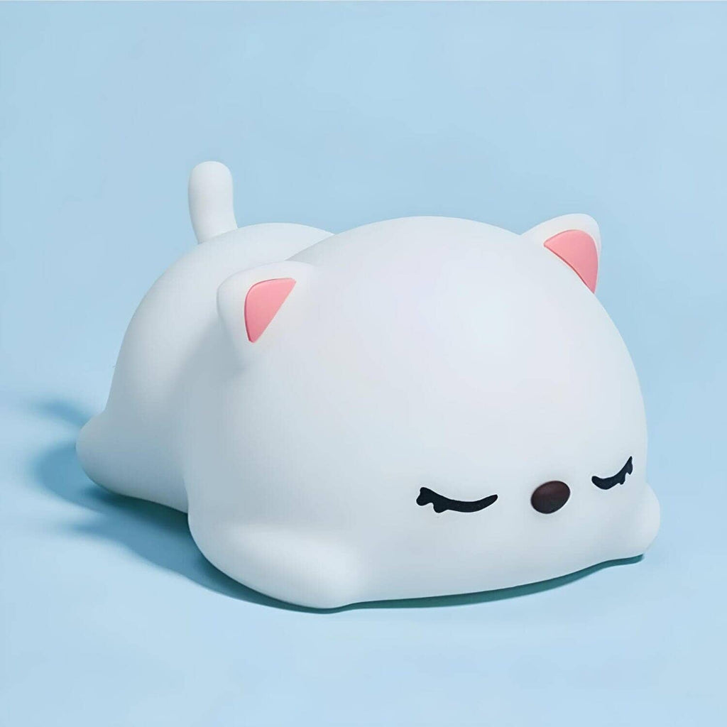 Veilleuse Chat Blanc