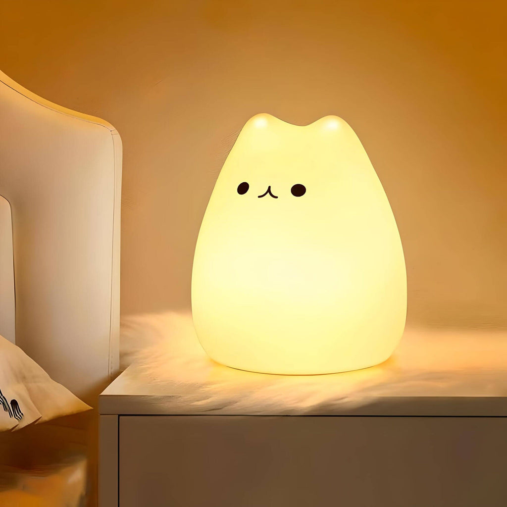 Veilleuse Chat LED