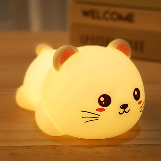 Veilleuse Chat Multicolore
