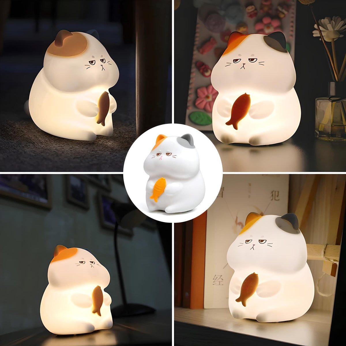 Veilleuse Chat Rechargeable